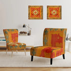 Upholstered Bohemian Chic Accent Chair