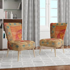 Upholstered Bohemian Chic Accent Chair
