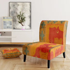 Upholstered Bohemian Chic Accent Chair