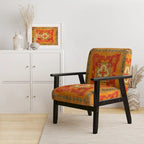 Upholstered Bohemian Chic Accent Chair