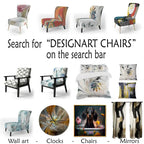 Upholstered Bohemian Chic Accent Chair