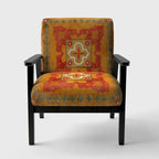 Upholstered Bohemian Chic Accent Chair