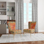Upholstered Bohemian Chic Accent Chair