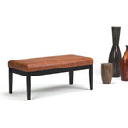 Contemporary Rectangular Tufted Ottoman Bench