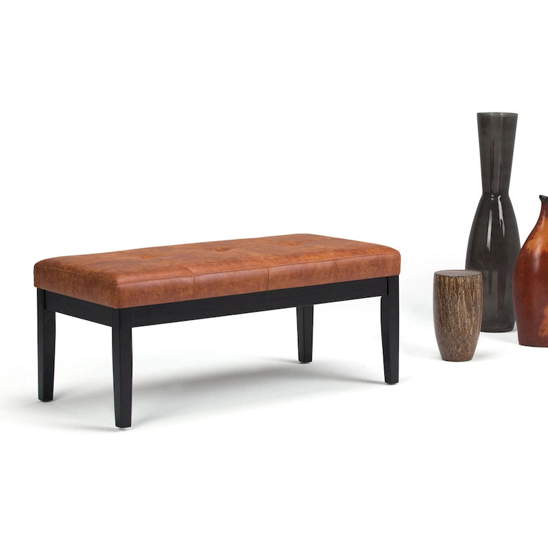 WYNDENHALL Abbey 43 inch Wide Contemporary Rectangle Ottoman Bench