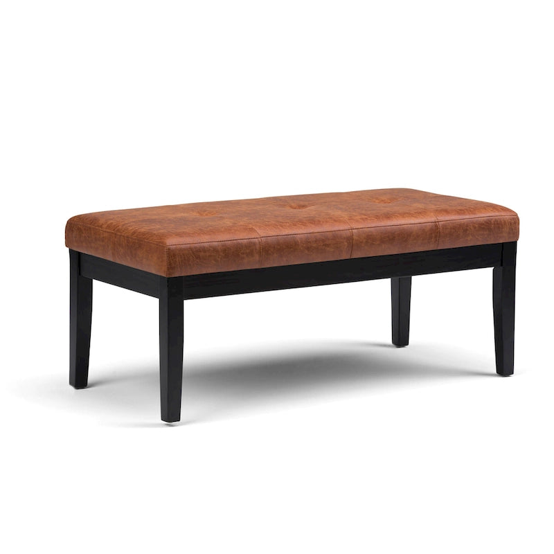 Contemporary Rectangular Tufted Ottoman Bench