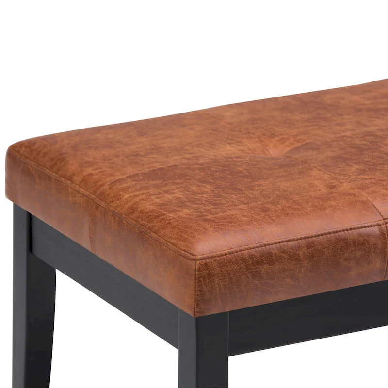 Contemporary Rectangular Tufted Ottoman Bench