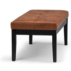Contemporary Rectangular Tufted Ottoman Bench