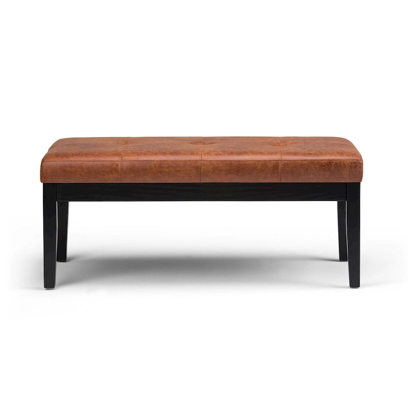 Contemporary Rectangular Tufted Ottoman Bench
