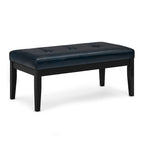 Contemporary Rectangular Tufted Ottoman Bench