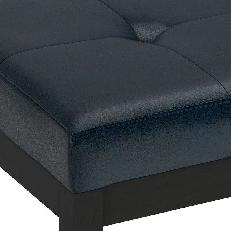 Contemporary Rectangular Tufted Ottoman Bench