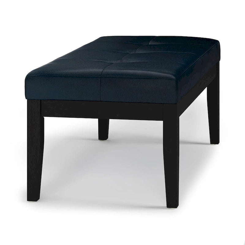 Contemporary Rectangular Tufted Ottoman Bench