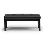Contemporary Rectangular Tufted Ottoman Bench