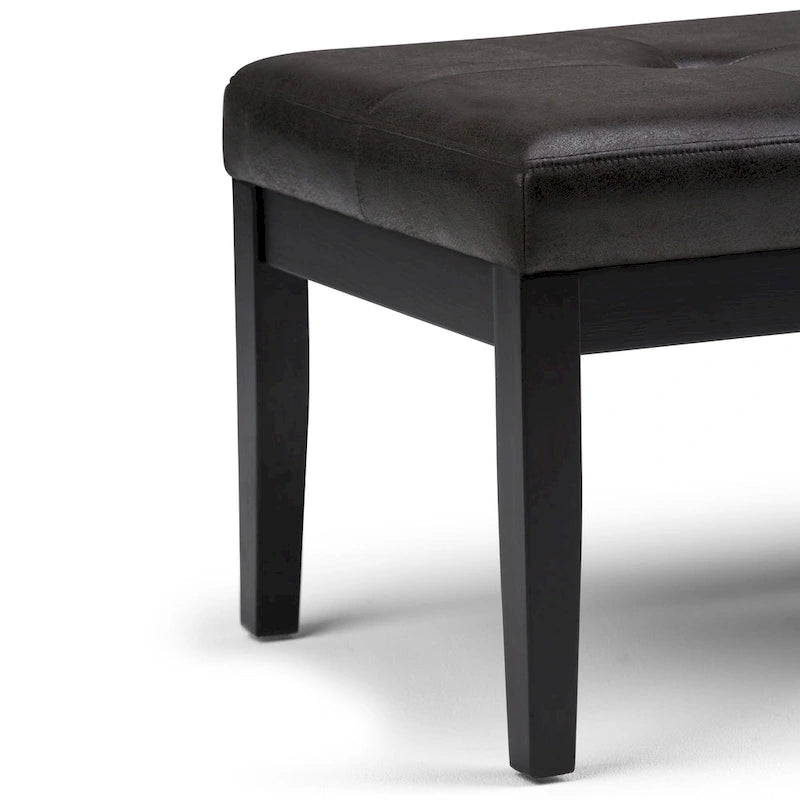 Contemporary Rectangular Tufted Ottoman Bench