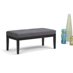 Contemporary Rectangular Tufted Ottoman Bench