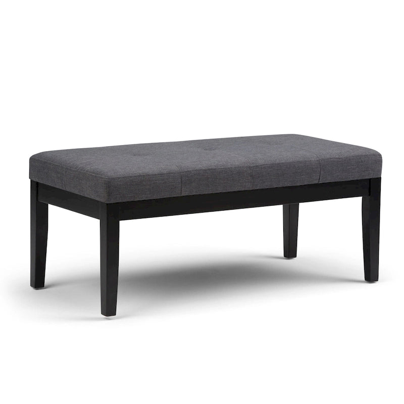 Contemporary Rectangular Tufted Ottoman Bench