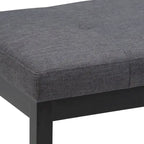 Contemporary Rectangular Tufted Ottoman Bench