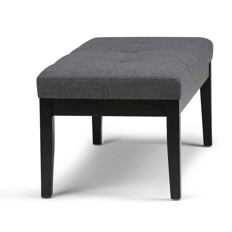 Contemporary Rectangular Tufted Ottoman Bench