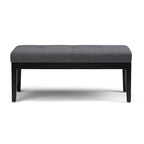 Contemporary Rectangular Tufted Ottoman Bench
