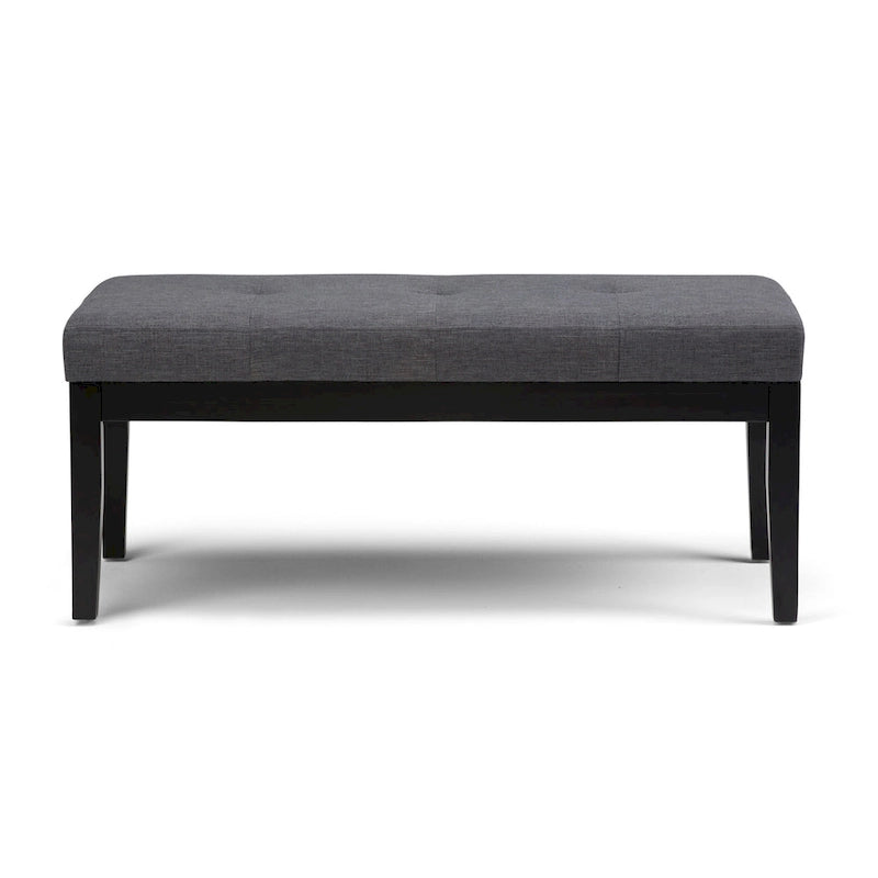 Contemporary Rectangular Tufted Ottoman Bench