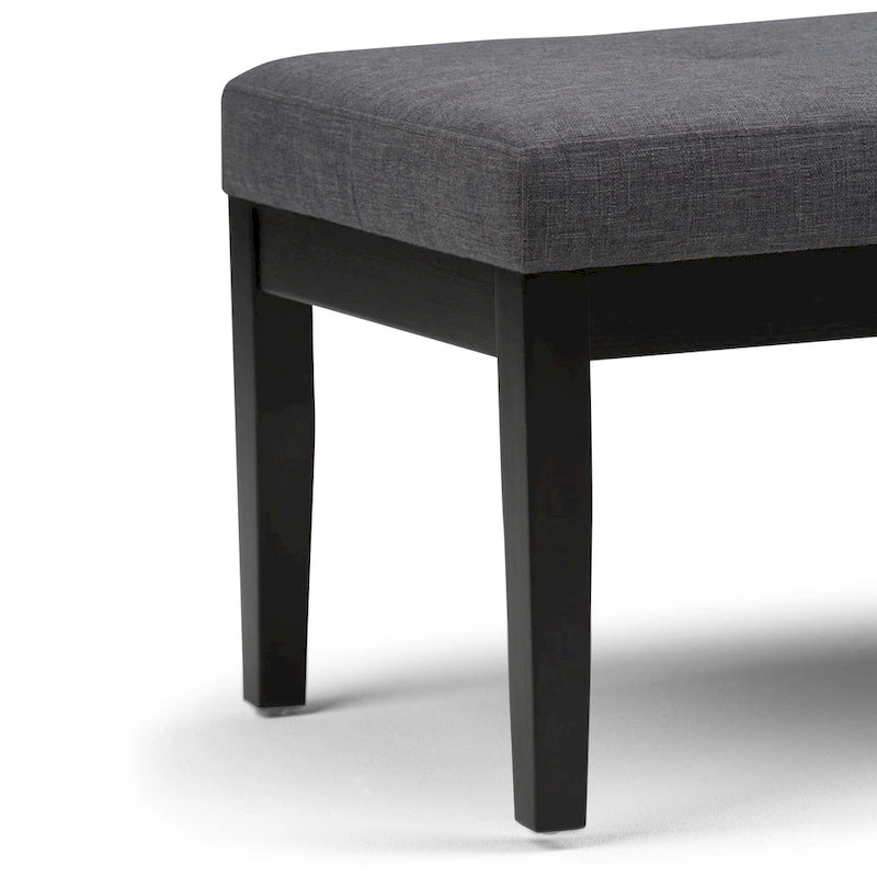 Contemporary Rectangular Tufted Ottoman Bench