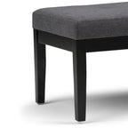 Contemporary Rectangular Tufted Ottoman Bench