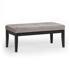 Contemporary Rectangular Tufted Ottoman Bench