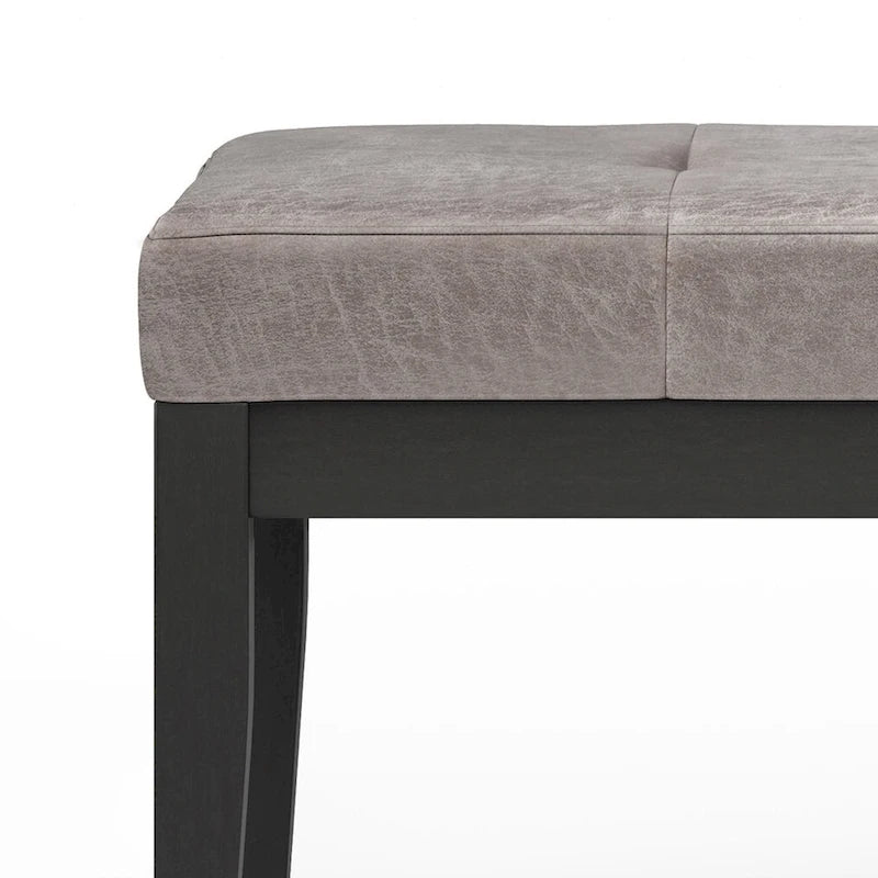 Contemporary Rectangular Tufted Ottoman Bench