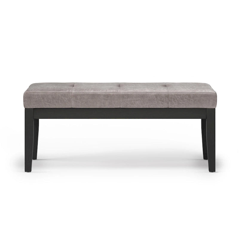 Contemporary Rectangular Tufted Ottoman Bench