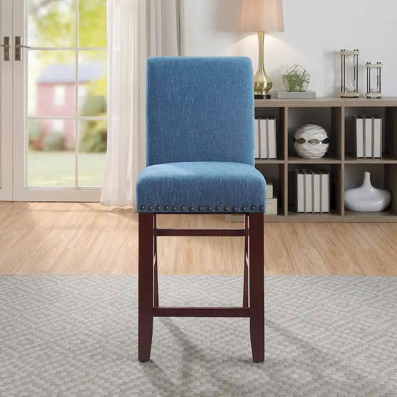 24 Bar Stool with Nailheads