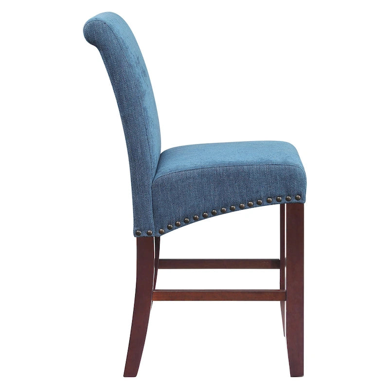 24 Bar Stool with Nailheads