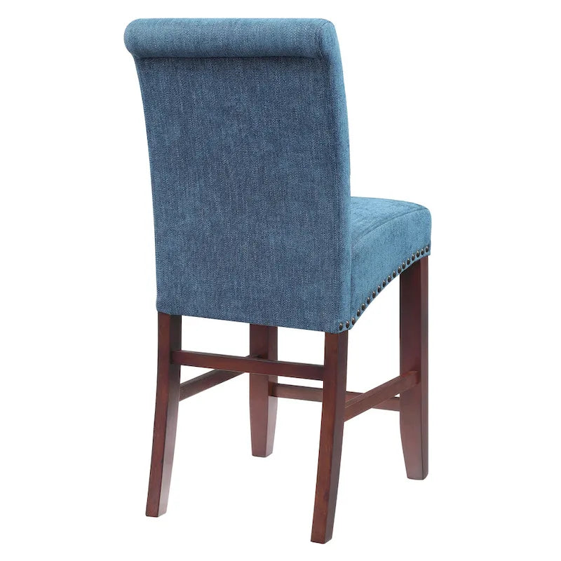 24 Bar Stool with Nailheads