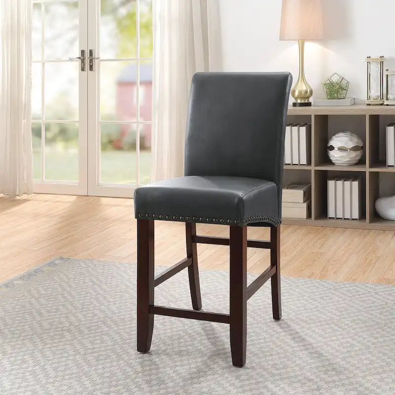 24 Bar Stool with Nailheads