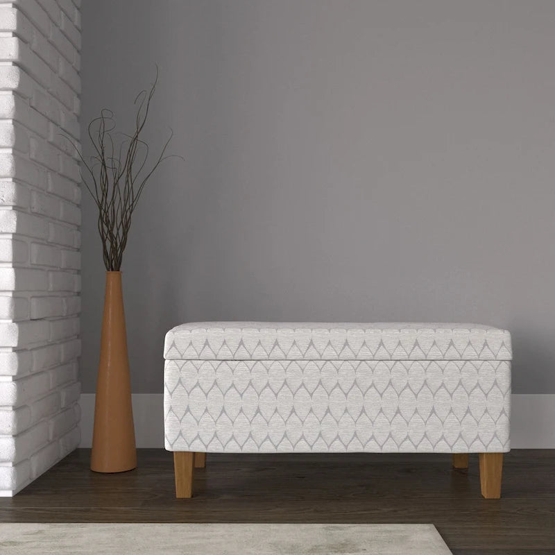 Large Textured Storage Bench