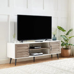 TV-Ständer im Mid-Century-Modern-Stil für Fernseher bis 70 Zoll, Entertainment-Center und Medienkonsole - 20.5 H X 59 W X 15.5 D
