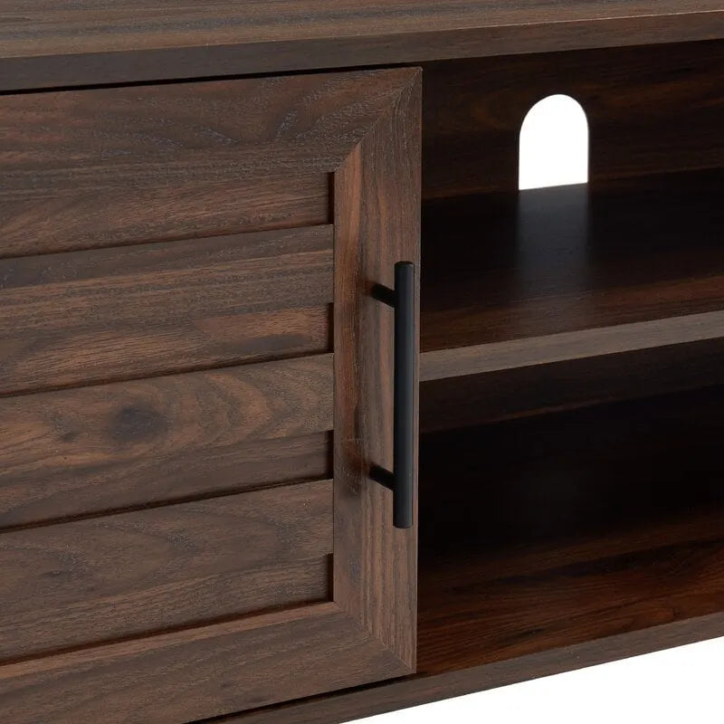 TV-Ständer im Mid-Century-Modern-Stil für Fernseher bis 70 Zoll, Entertainment-Center und Medienkonsole - 20.5 H X 59 W X 15.5 D