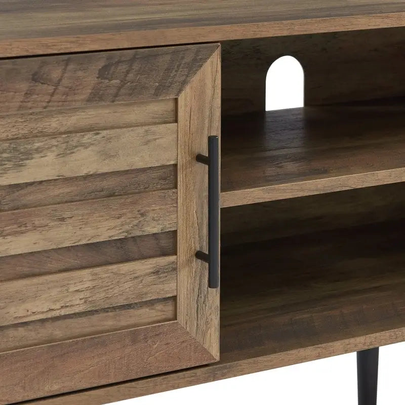 TV-Ständer im Mid-Century-Modern-Stil für Fernseher bis 70 Zoll, Entertainment-Center und Medienkonsole - 20.5 H X 59 W X 15.5 D