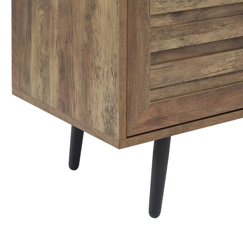 TV-Ständer im Mid-Century-Modern-Stil für Fernseher bis 70 Zoll, Entertainment-Center und Medienkonsole - 20.5 H X 59 W X 15.5 D