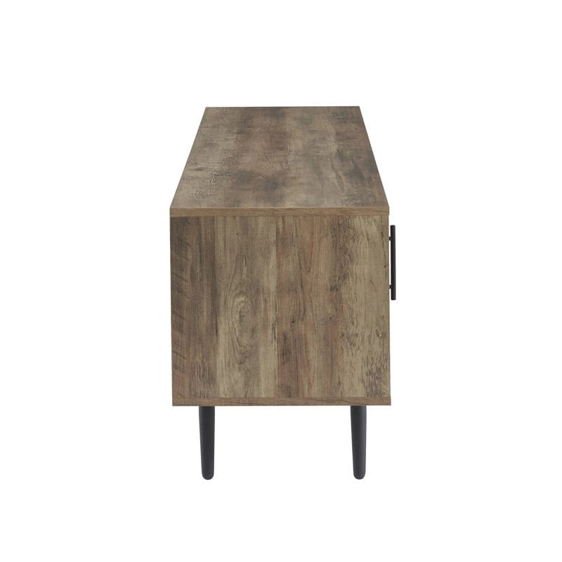 TV-Ständer im Mid-Century-Modern-Stil für Fernseher bis 70 Zoll, Entertainment-Center und Medienkonsole - 20.5 H X 59 W X 15.5 D