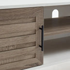 TV-Ständer im Mid-Century-Modern-Stil für Fernseher bis 70 Zoll, Entertainment-Center und Medienkonsole - 20.5 H X 59 W X 15.5 D