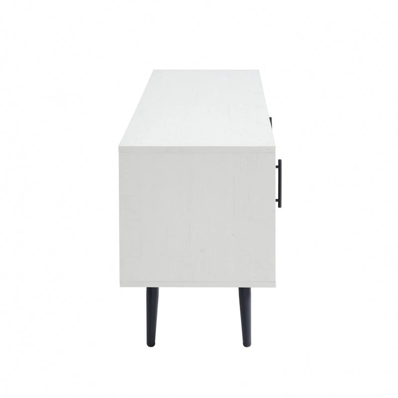 TV-Ständer im Mid-Century-Modern-Stil für Fernseher bis 70 Zoll, Entertainment-Center und Medienkonsole - 20.5 H X 59 W X 15.5 D
