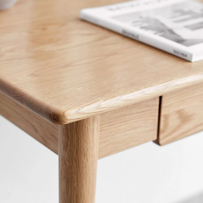 Solid wood computer study desk
