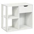 Beistelltisch mit 3 Ebenen, Ablageboden und Schubladen - 23.5 x 12 x 20.5 (L x W x H)