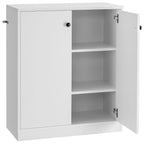Aufbewahrungsschrank mit 2 Türen, Buffetschrank mit 3 Regalböden