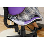 Sedia da ufficio ergonomica in rete con seduta imbottita e base girevole