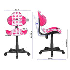 Sedia da ufficio ergonomica in rete con seduta imbottita e base girevole
