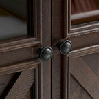 2 Doors Cabinet Large Buffet Sideboard Cabinet, Bar Wine Cabinet, Coffee Bar Wine Bar Storage Cabinet